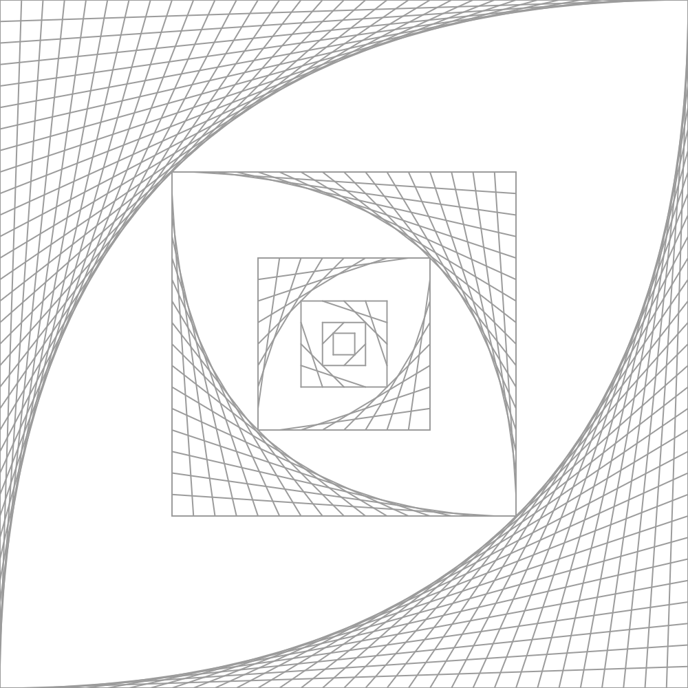 Image of a recursive geometrical pattern